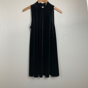 One Clothing Velvet Halter Dress